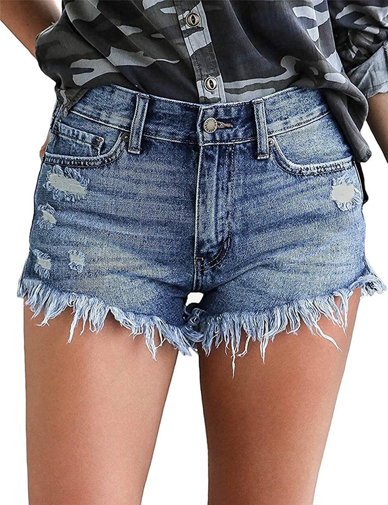 Modarani Cutoff Denim Shorts Bestselling Clothes on Amazon Fashion 