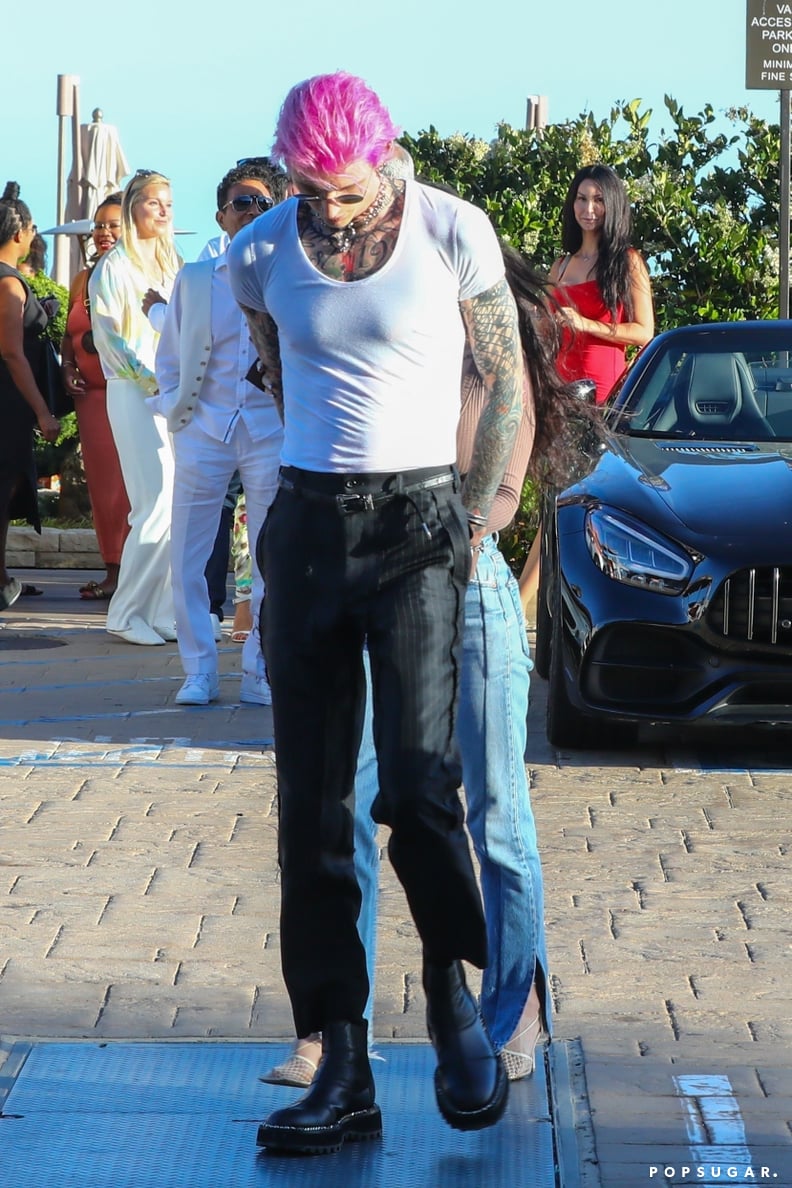 Machine Gun Kelly Out in Malibu, CA