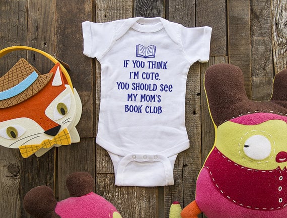 "You Should See My Mom's Book Club" Onesie