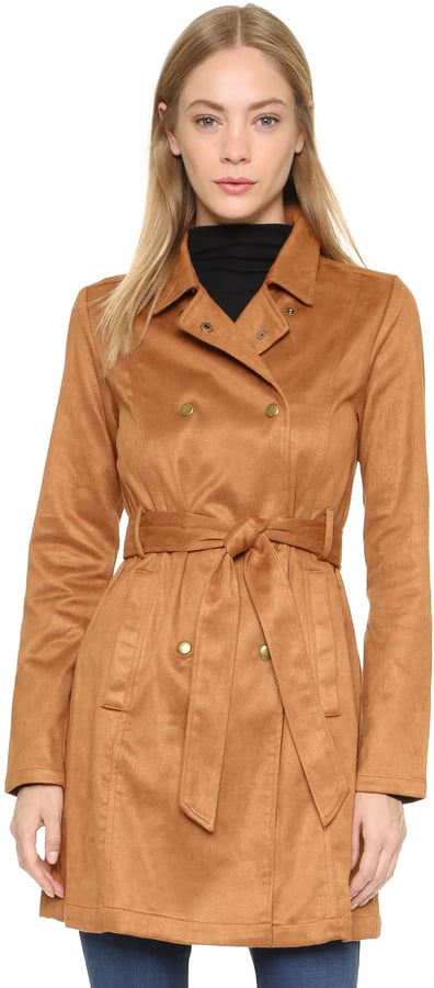 re:named Suede Trench Coat ($95)