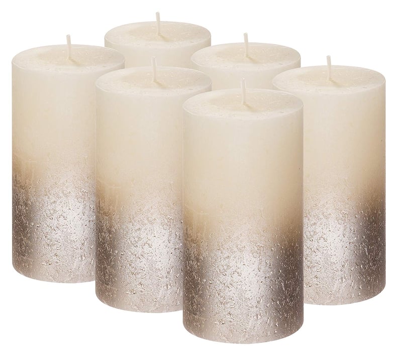 Bolsius Rustic Set of 6 Pillar Candles