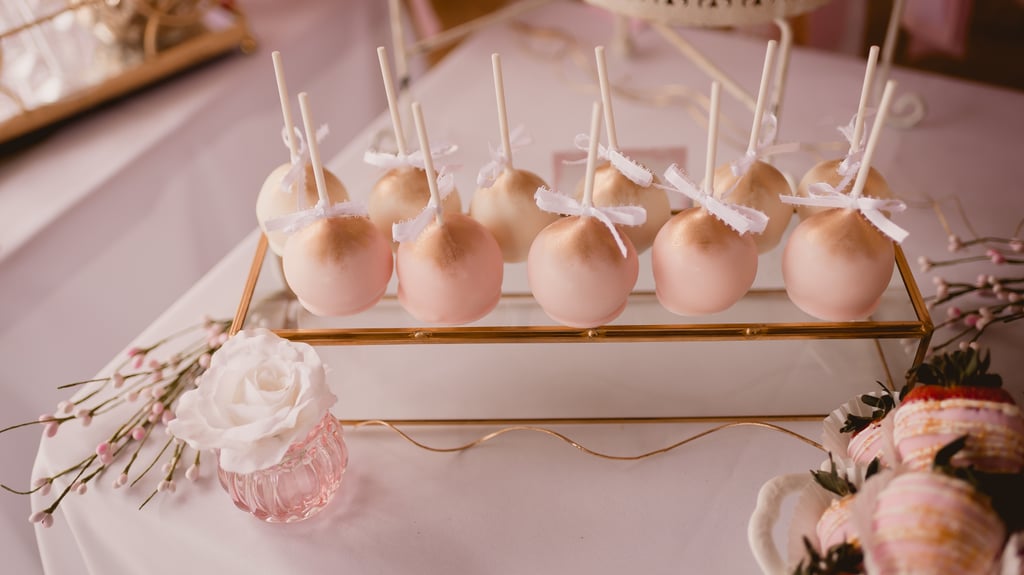 Pink And Gold Baby Shower Ideas Popsugar Family