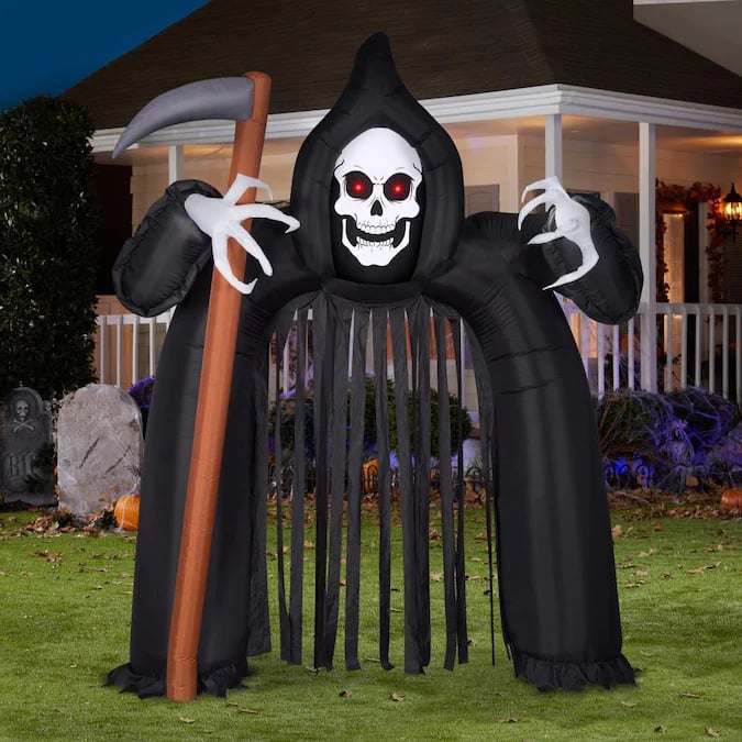 Gemmy Lighted Reaper Inflatable