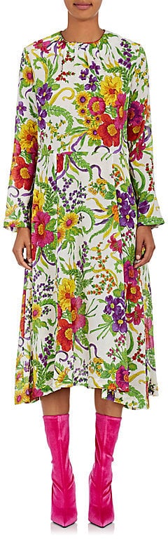 Balenciaga Silk-Blend Dress