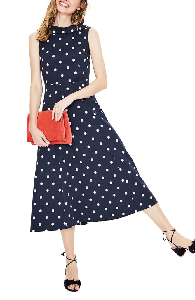 Boden Aria Ponte Midi Dress