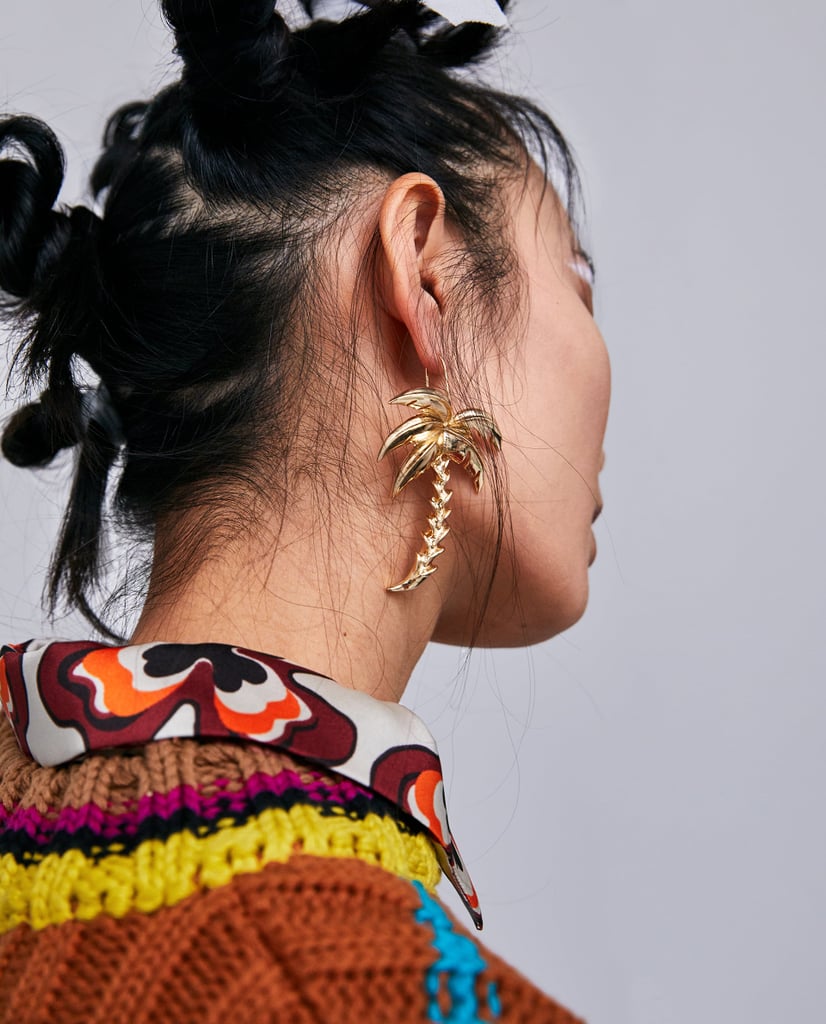 Zara Golden Palm Tree Earrings