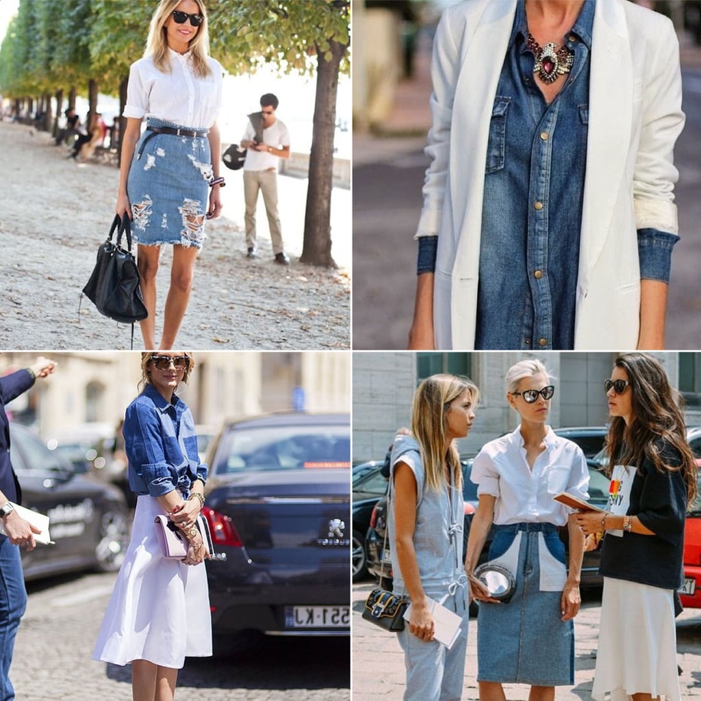 denim on denim summer outfits