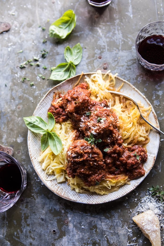 Instant Pot Turkey Meatballs and Spaghetti Squash