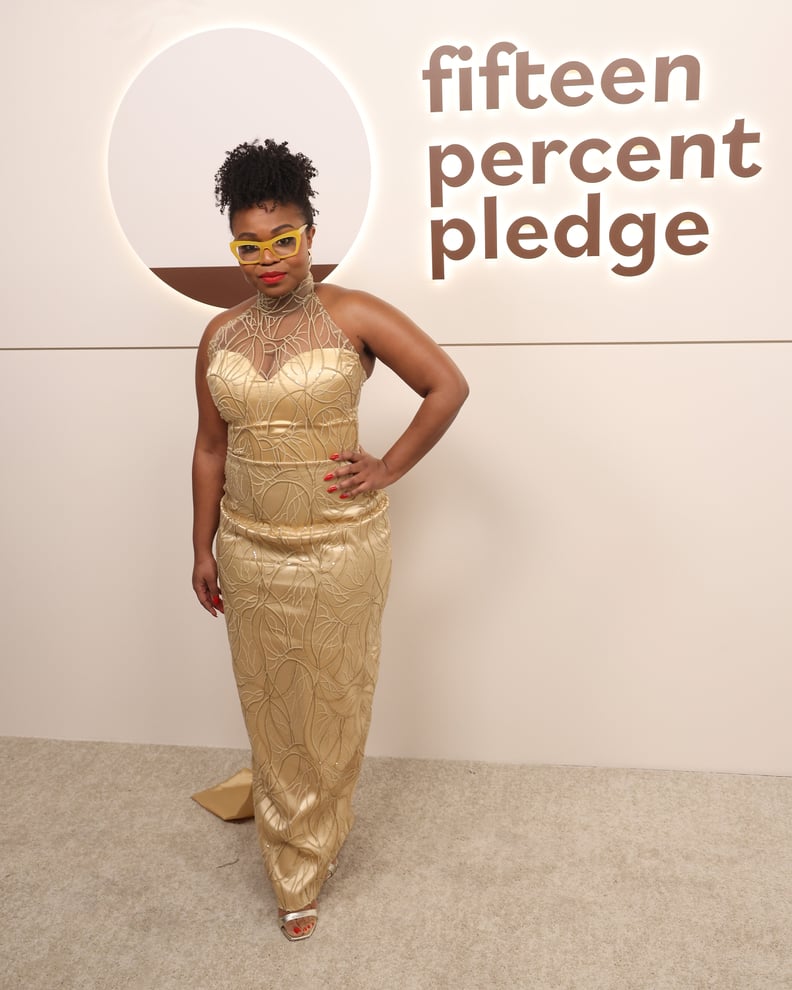 Jessica Cruel at the Fifteen Percent Pledge Benefit Gala