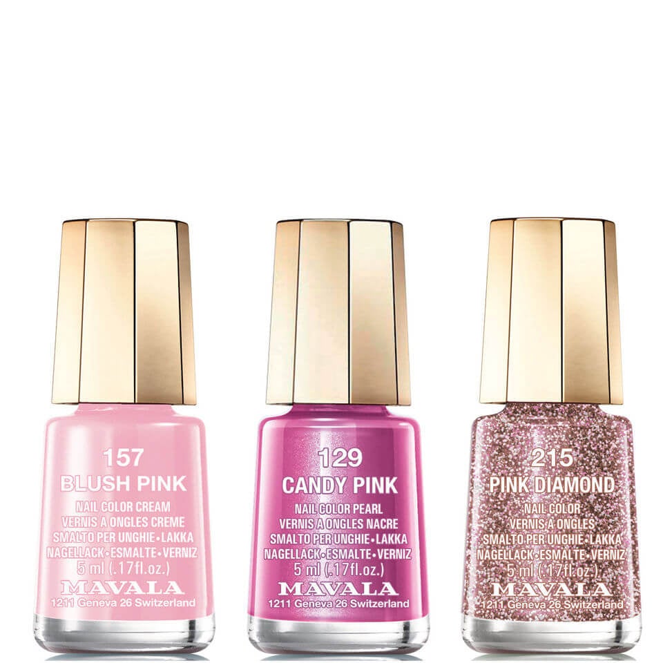 Mavala Pink Nail Polish Trio The Sweetest Mother's Day 2020 Beauty