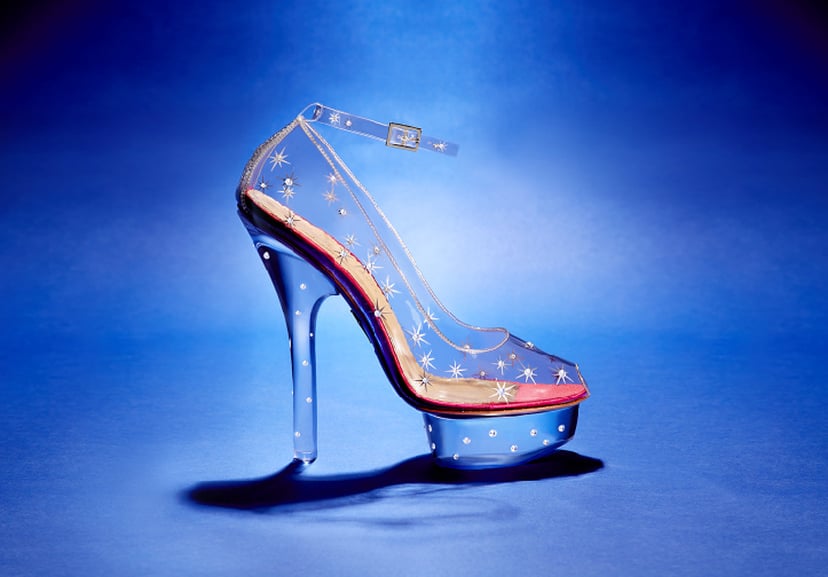 Glass Slipper  Cinderella shoes, Glass slipper cinderella, Glass slipper