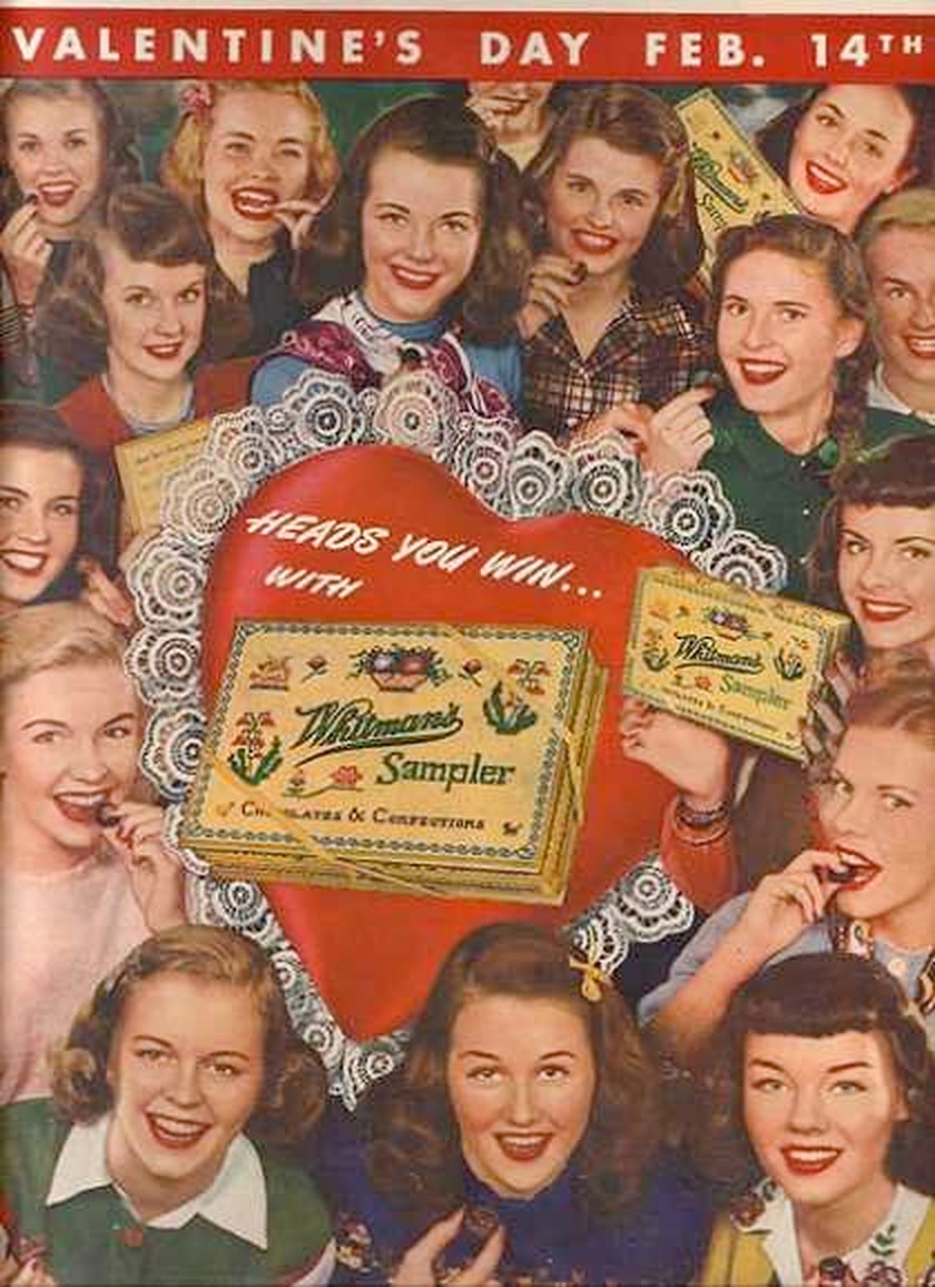Vintage Valentine's Day Ads PS Love