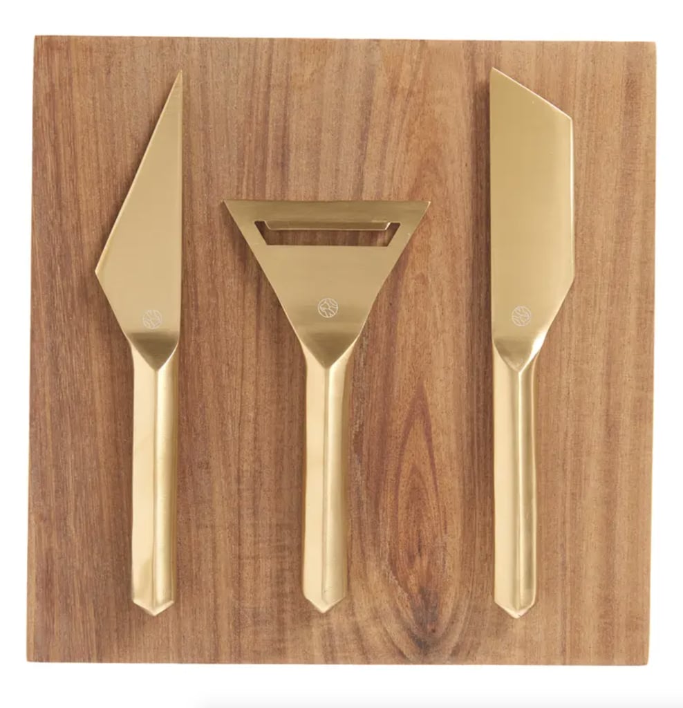 RABBIT Cheese Knives, Slicer & Board Set