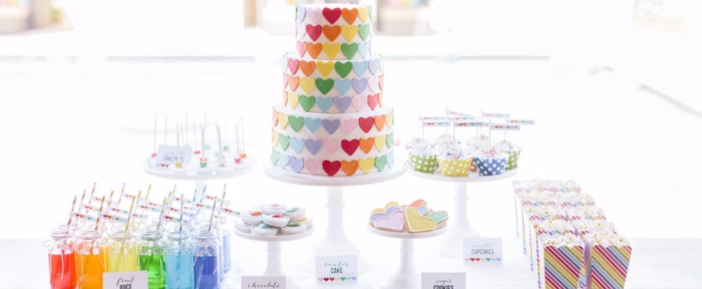 Rainbow-Heart Birthday Party