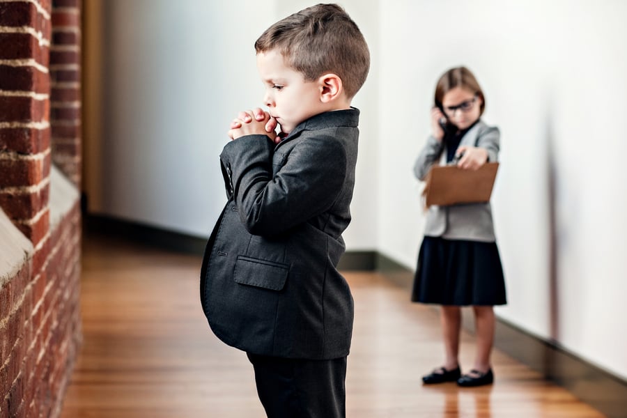 Little Boy Running For President
