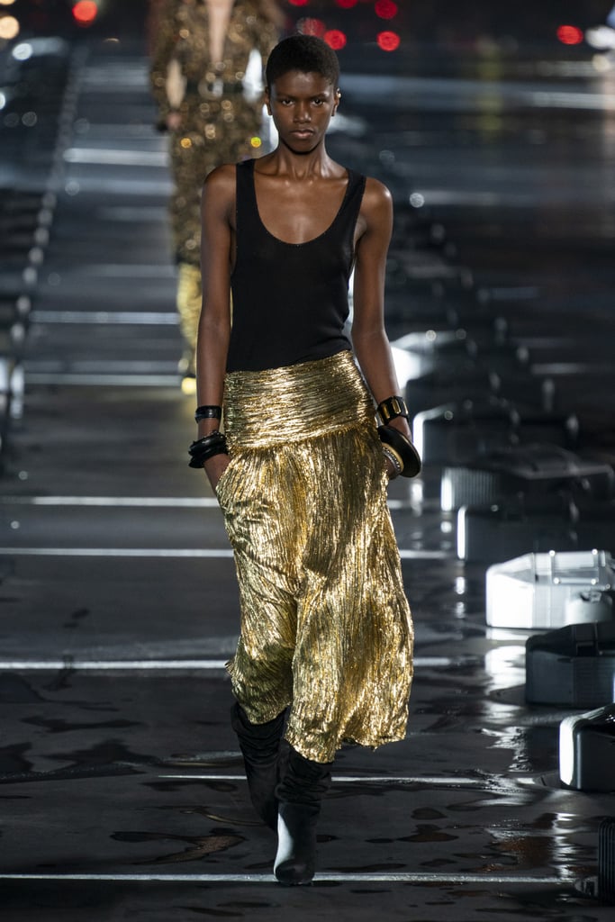 Naomi Campbell Closed Saint Laurent Spring 2020 Show