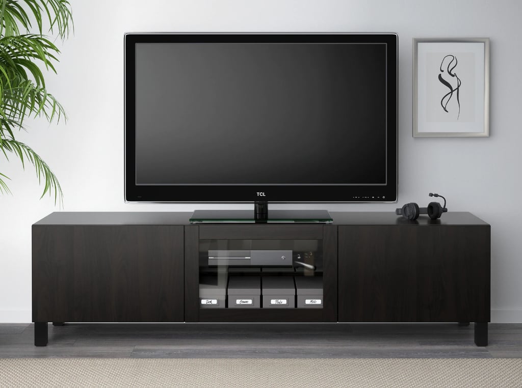 Bestå TV Unit With Drawers and Door Best Ikea Living Room Furniture