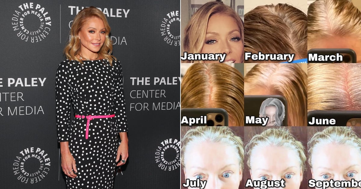 Kelly Ripa Shows Off Her Gray Hair in 2020 Challenge Meme ...