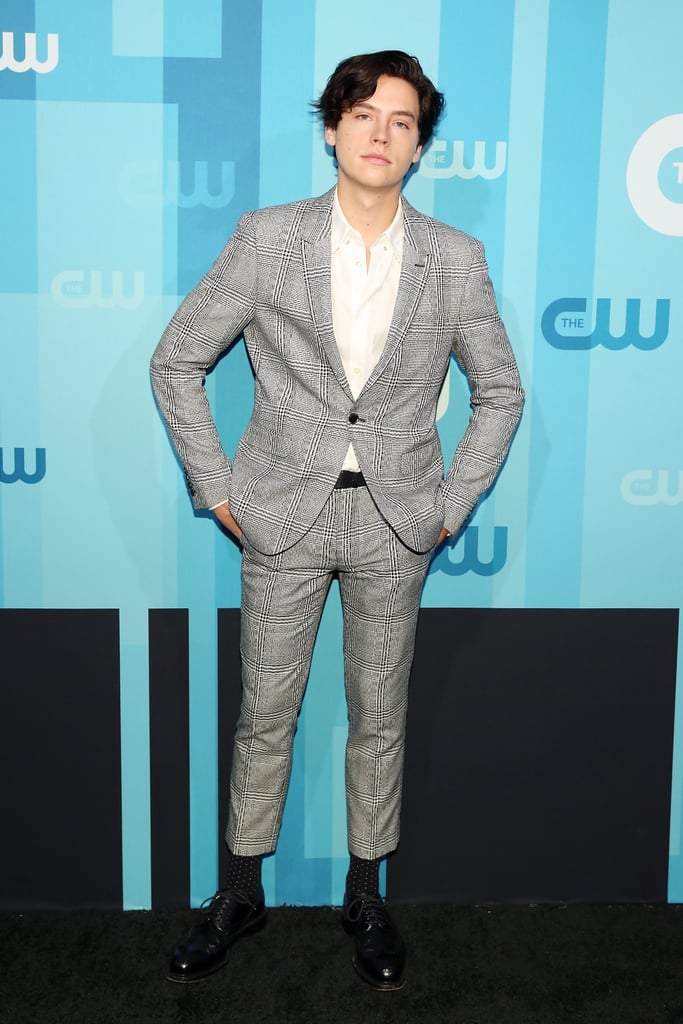 Wearing a Plaid Suit With Polka-Dot Socks and Loafers
