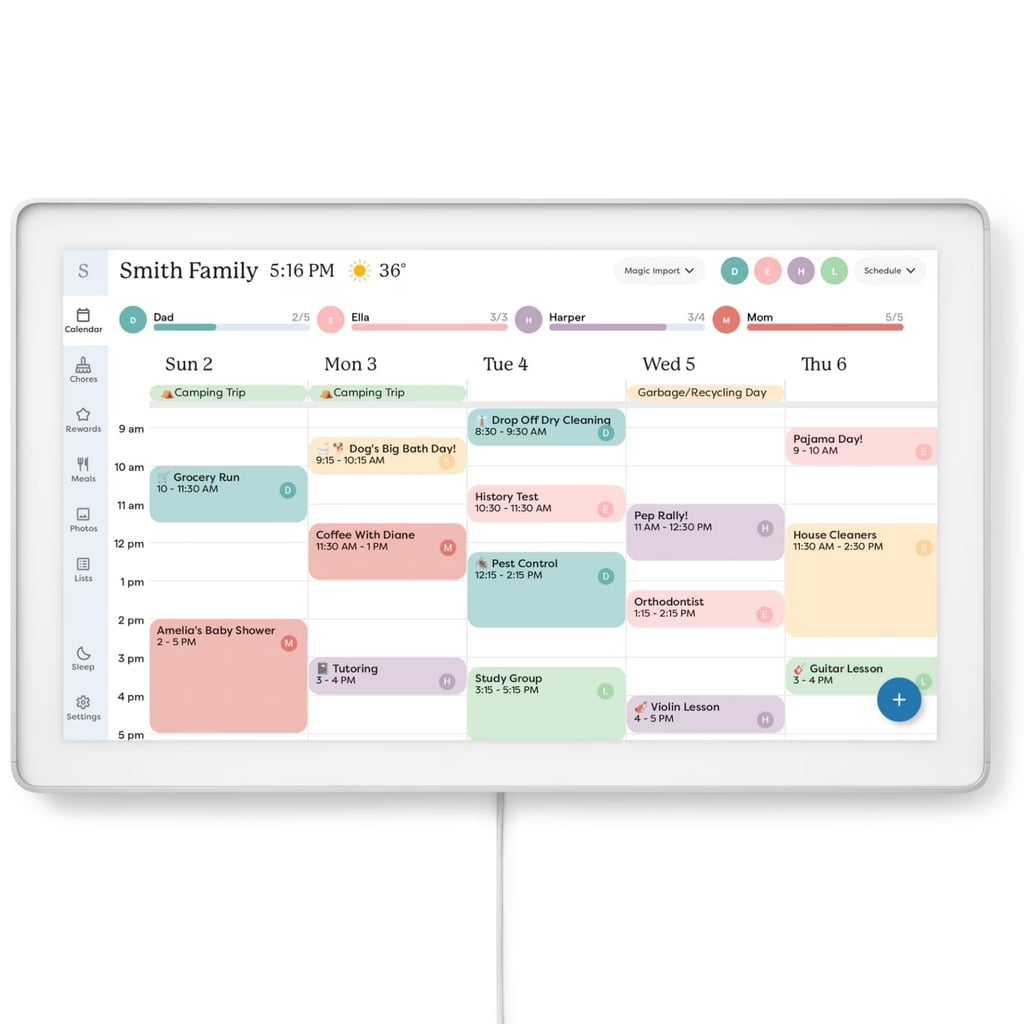 Skylight 27 inch Calendar Max