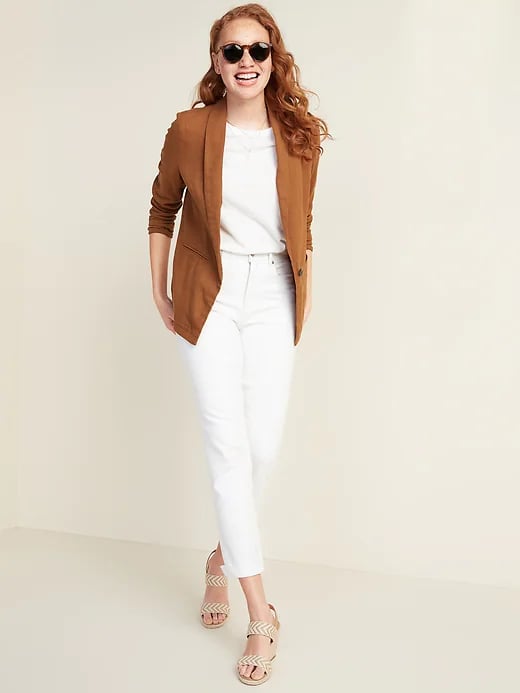 Old Navy Linen Blend Blazer The Top 50 Things We Found on Sale