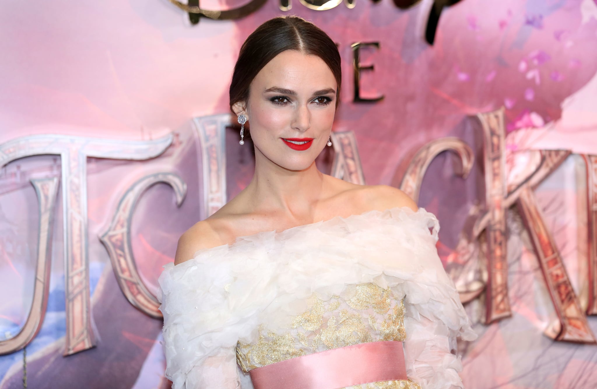 Keira Knightley attending the European Premiere of The Nutcracker and the Four Realms held at the Vue, Westfield London. (Photo by David Parry/PA Images via Getty Images)