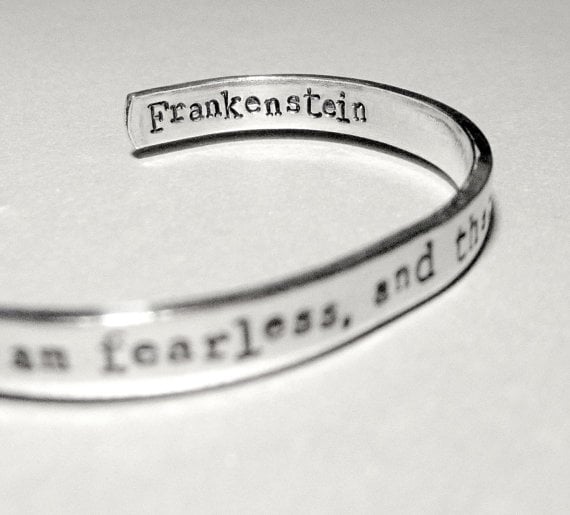 Mary Shelley Frankenstein Bracelet