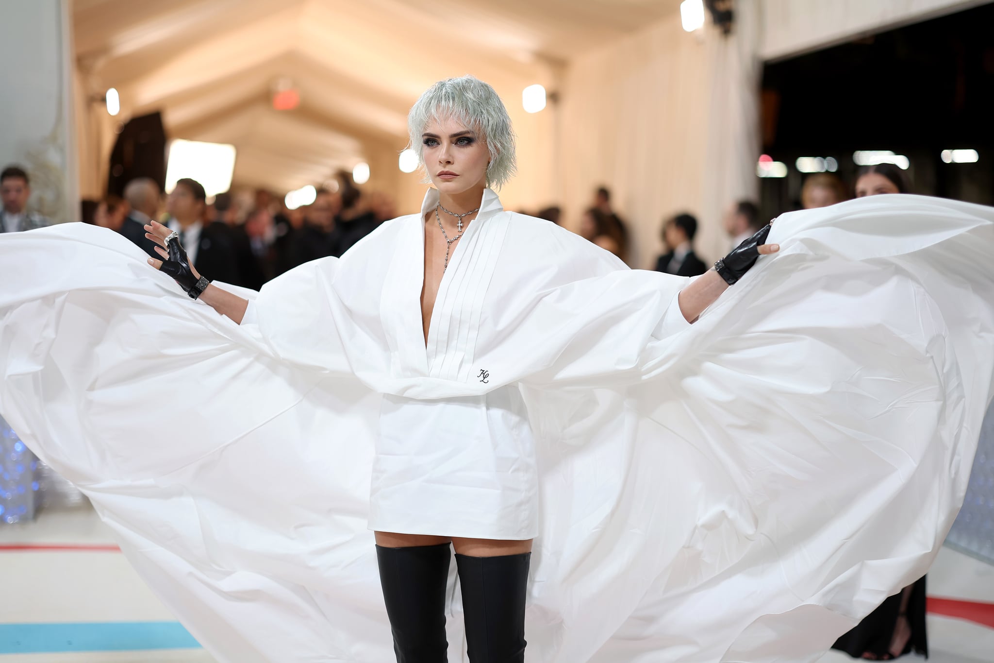 NEW YORK, NEW YORK - MAY 01: Cara Delevingne attends The 2023 Met Gala Celebrating 