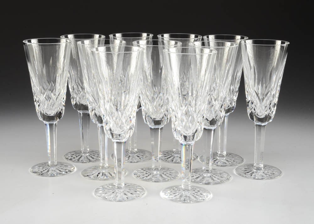 Crystal Champagne Flutes