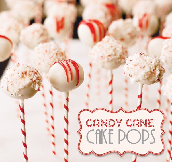 Candy Cane Cake Pops