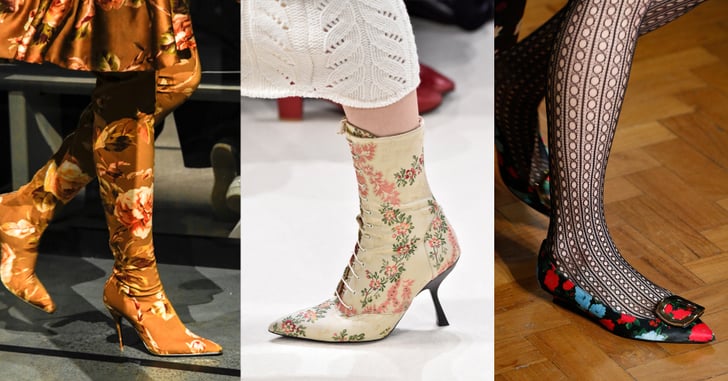Fall 2019 Shoe Trend: Winter Florals | Fall Shoe Trends 2019 | POPSUGAR ...