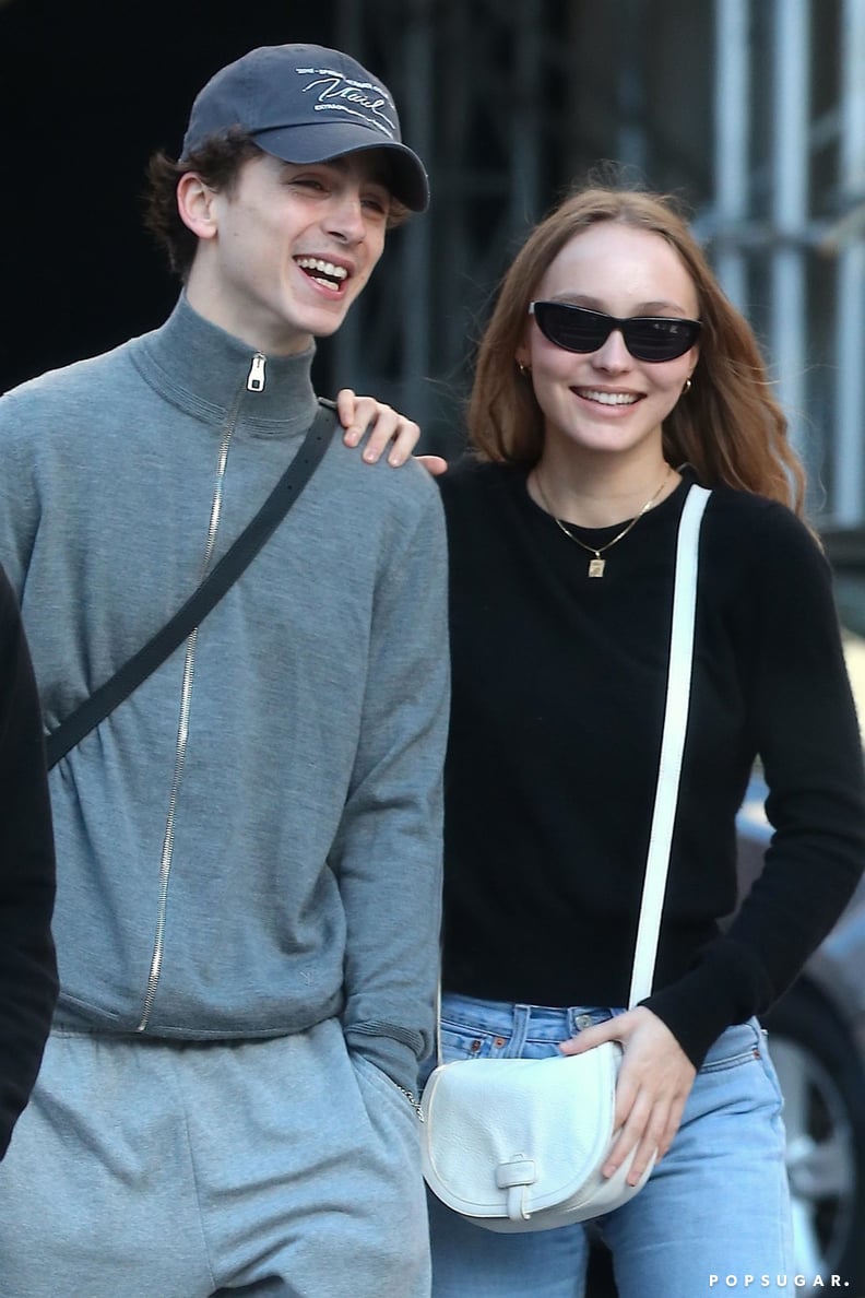 Timothée Chalamet and Lily-Rose Depp