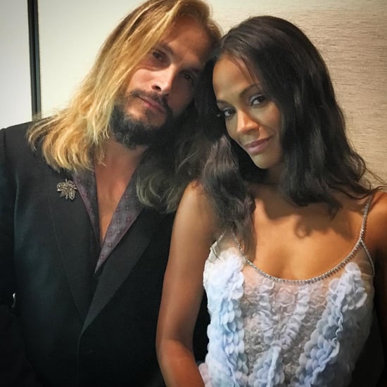 Zoe Saldana Dubsmash Video With Marco Perego and Her Twins