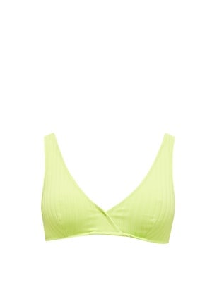Solid & Striped The Beverly Ribbed Bikini Top