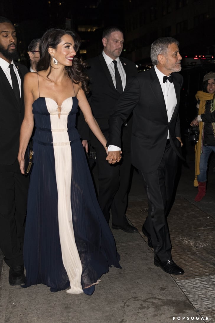 George and Amal Clooney at the 2018 UNCA Awards