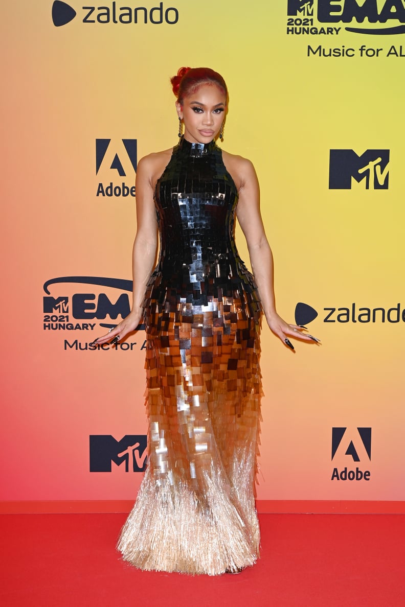 Saweetie at the MTV EMAs 2021