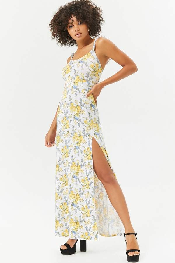 Forever 21 Floral Maxi Slit Dress | 22 ...