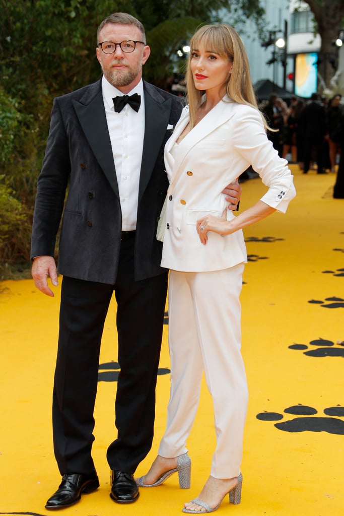 Pictured: Guy Ritchie and Jacqui Ainsley at The Lion King premiere in London.
