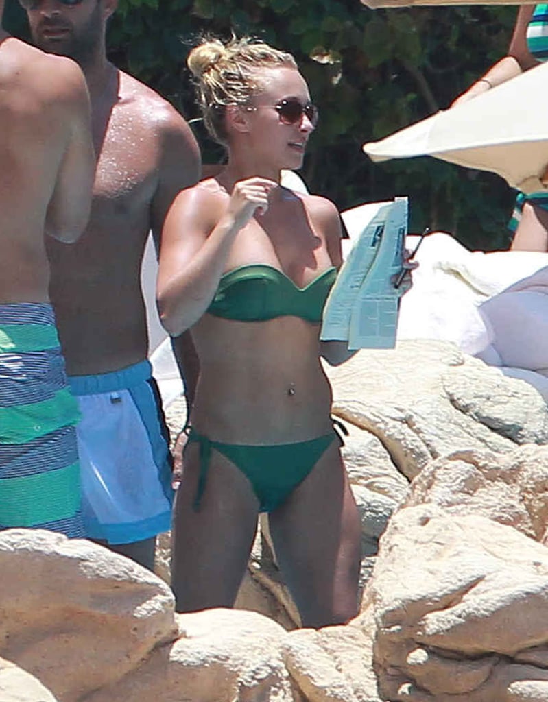 Hayden Panettiere vacationed with friends in July 2012 in Mexico.