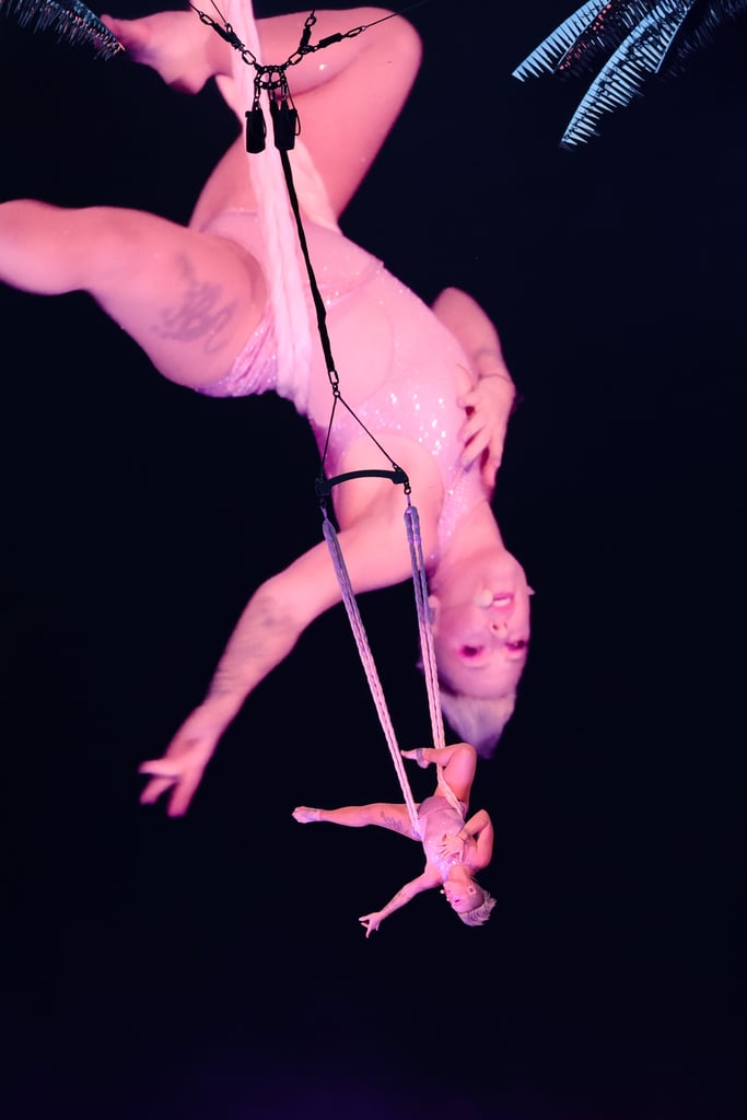 Pink's Pink Bodysuit at the Summer Carnival Tour