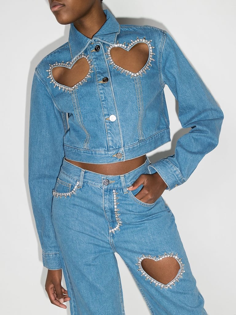 Area Crystal Heart JKT DNM LNG SLVS BTTN