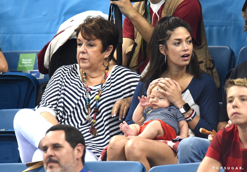 Michael Phelps's Son Boomer at the Summer Olympics 2016