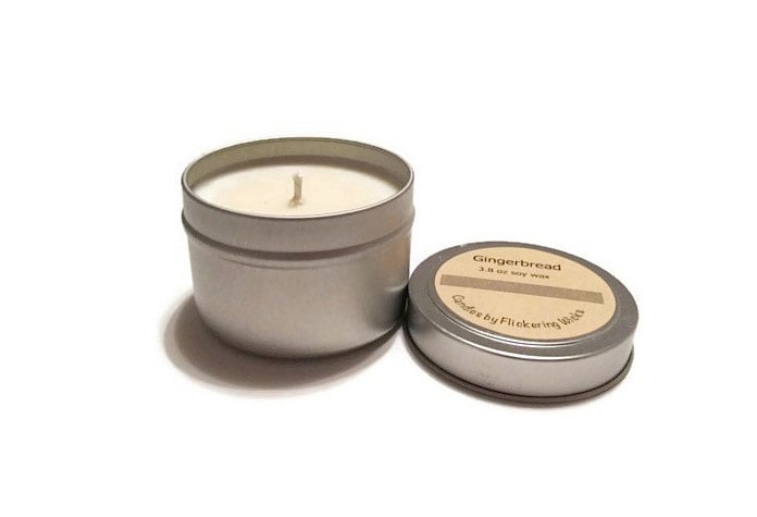 Gingerbread-Scented Soy Candle