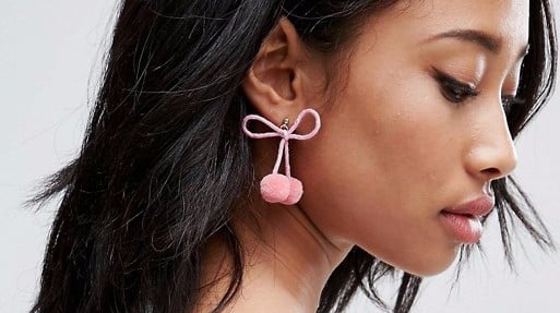Pom pom earrings forever 21 sale