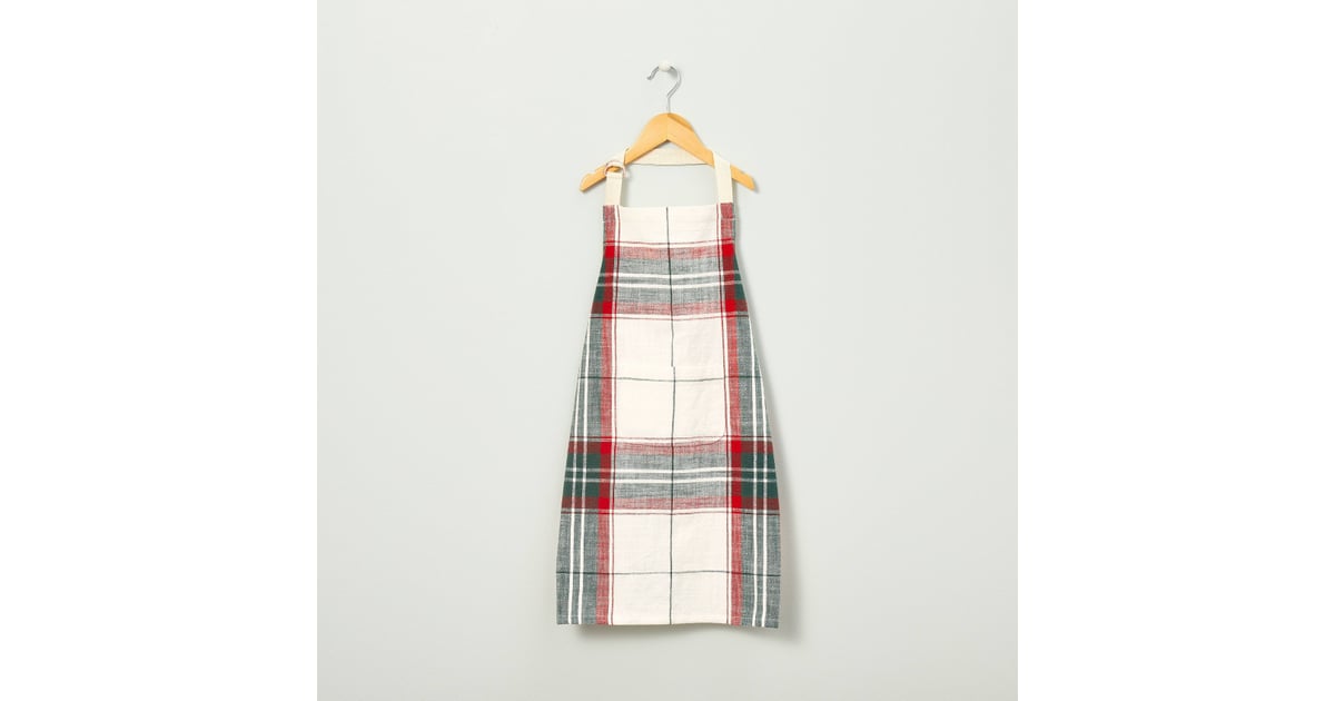 Kids Holiday Plaid Woven Cooking Apron Hearth & Hand Magnolia Holiday