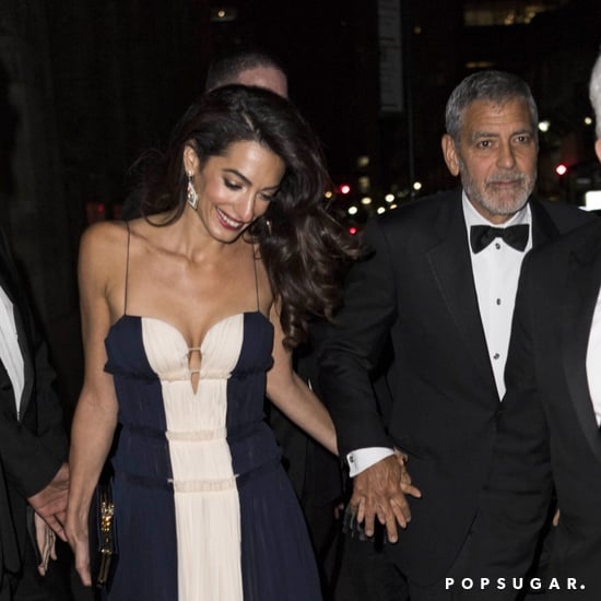 George and Amal Clooney at the 2018 UNCA Awards