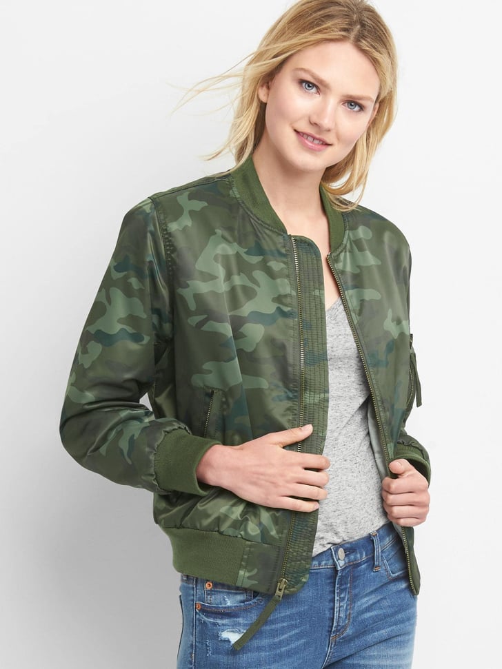 Gap Bomber Jacket Prints to Wear For Fall 2017 POPSUGAR Fashion