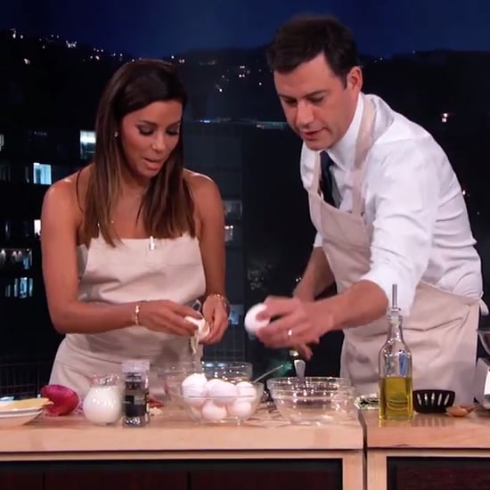 Eva Longoria Makes Eggs Video