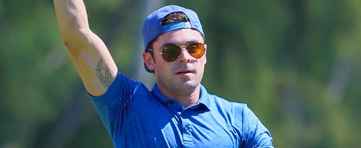 Zac Efron Golfing in Hawaii June 2015