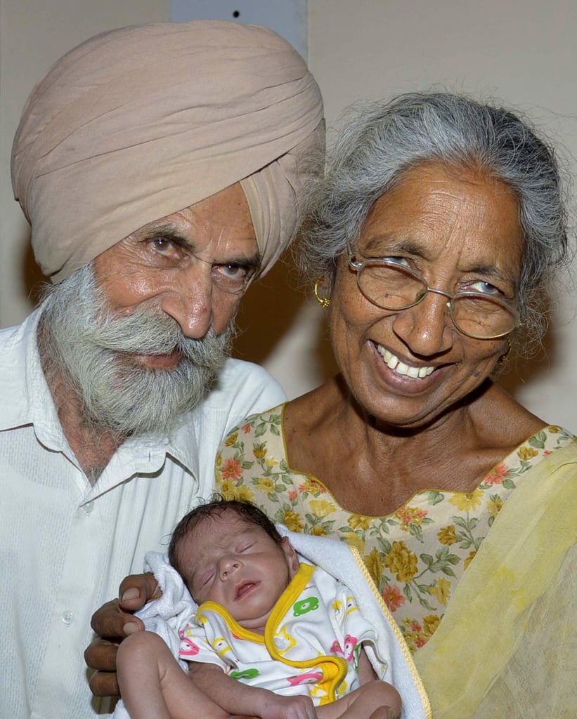 Woman in India Gives Birth to First Child at 72